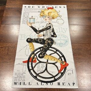 Wecker - Best of She Who Sews fabric panel - 24” x 42” - Riley Blake - R…